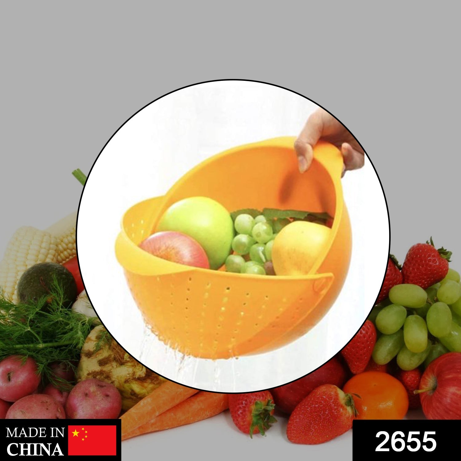 2655 Washing Bowl and Washing Utensil for Household Purposes Like Cleaning Fruits and Vegetables Etc. 2655 Washing Bowl and Washing Utensil for Household Purposes Like Cleaning Fruits and Vegetables Etc.